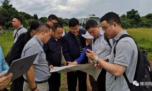 Investigación sobre la selección del sitio del parque industrial de Hunan-Uganda