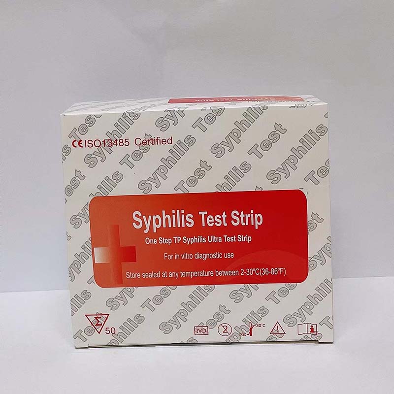 Syphilis Test Strip, Syphilis Ultra Rapid Test Strip (Whole Blood/ Serum/Plasma), Easy & Convenient Home Test Kit, Over 99% Accurate